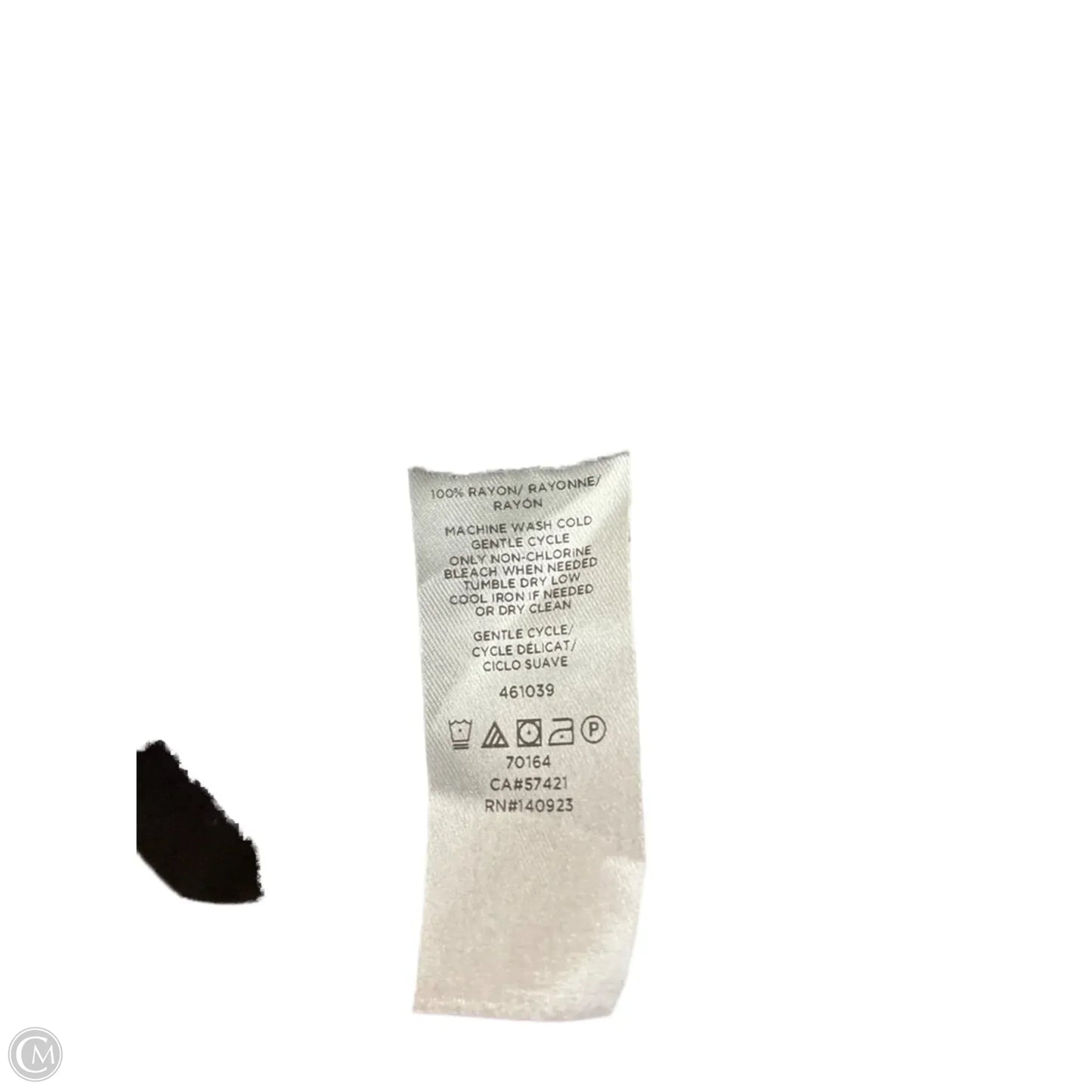 Top Short Sleeve Basic By Loft In Black, Size: L