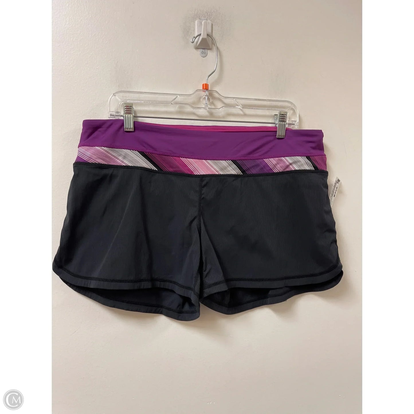 Athletic Shorts By Lululemon In Black, Size: 12