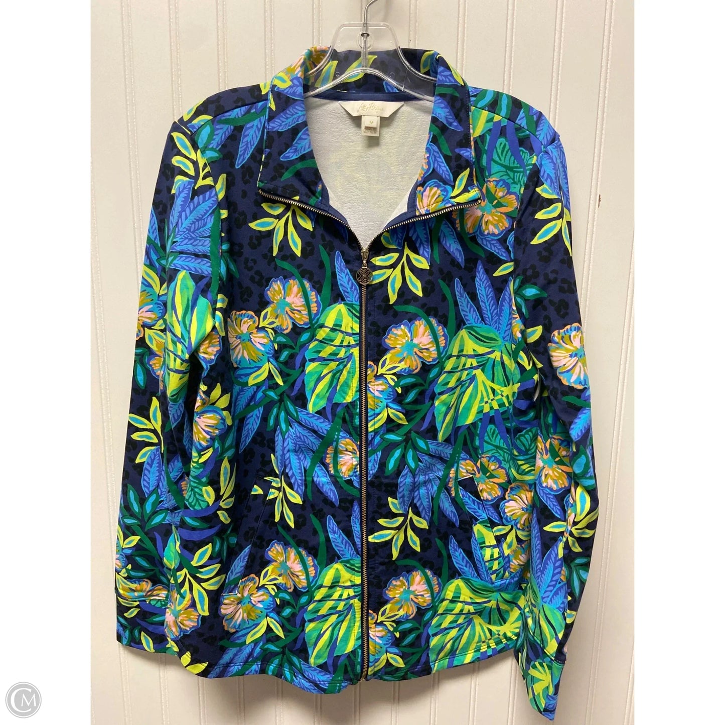 Jacket Designer By Lilly Pulitzer In Animal Print, Size: M