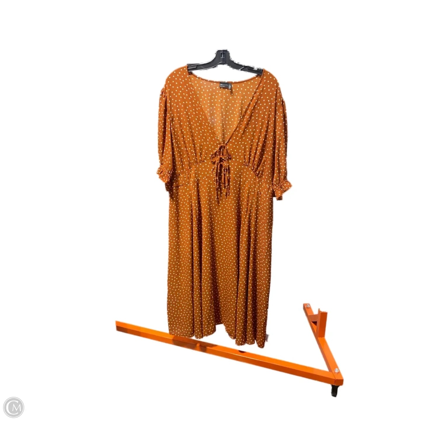 Dress Casual Maxi By Asos In Polkadot Pattern, Size: 22