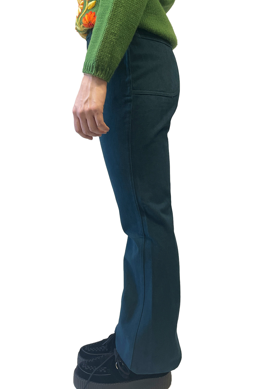 Vintage Seventies Lee Teal Flare Pants