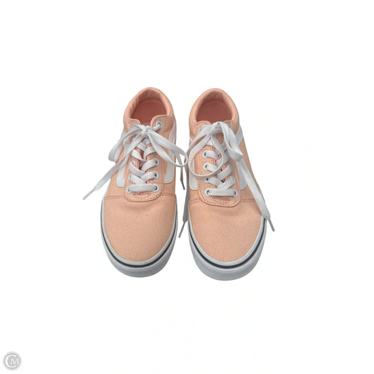 Shoes Sneakers By Vans In Peach, Size: 6
