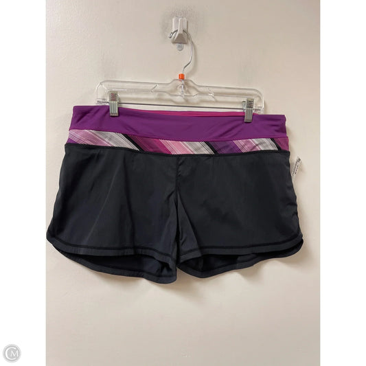 Athletic Shorts By Lululemon In Black, Size: 12