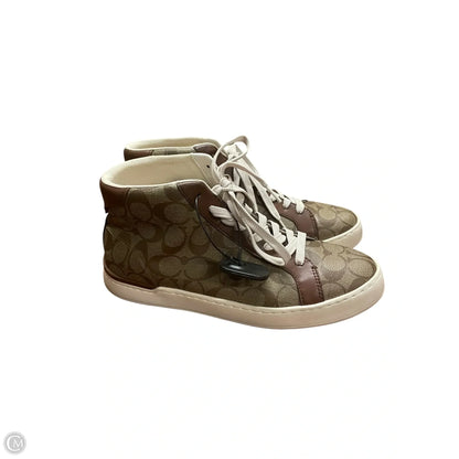Shoes Designer By Coach In Brown, Size: 10.5