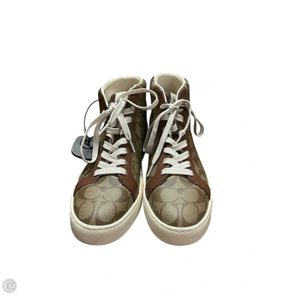 Shoes Designer By Coach In Brown, Size: 10.5