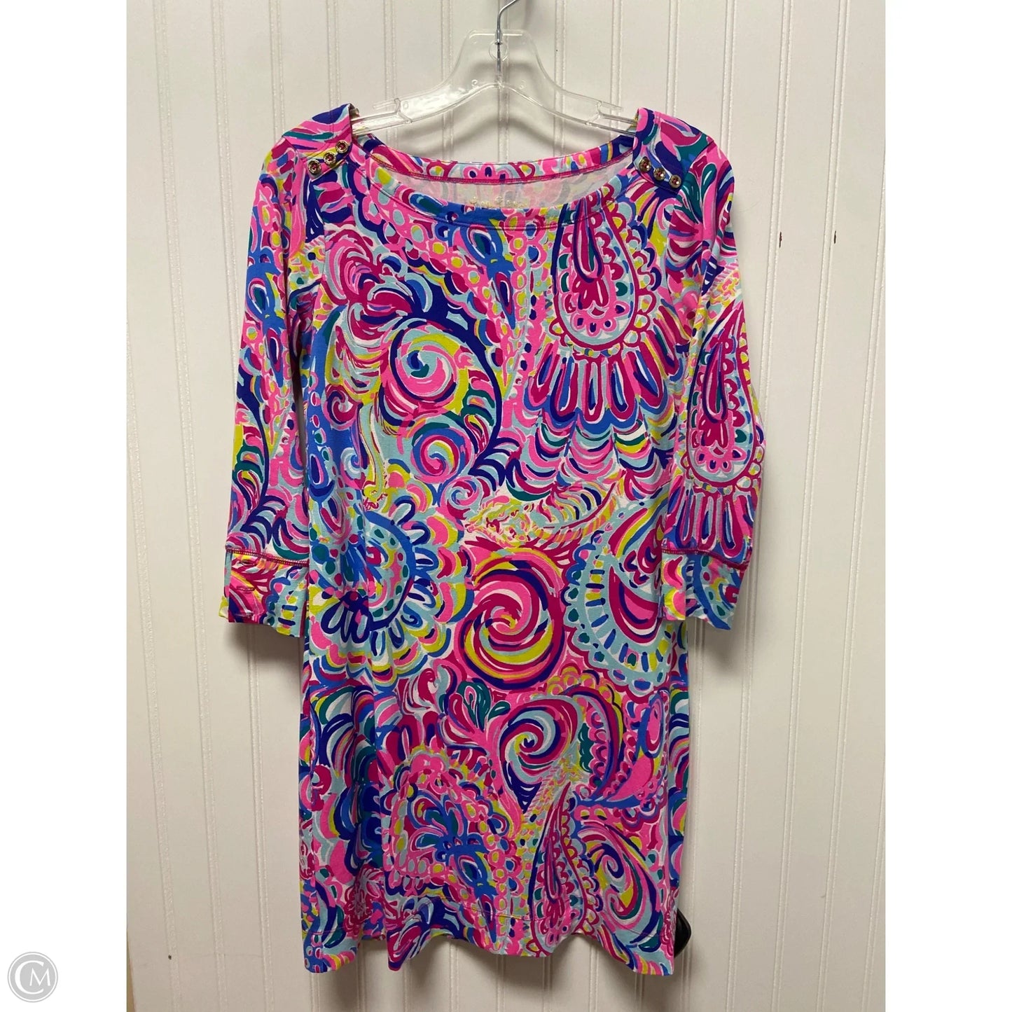 Dress Designer By Lilly Pulitzer In Pink & Purple, Size: S