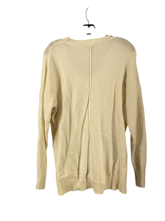 Sweater By Express In White, Size: Xs