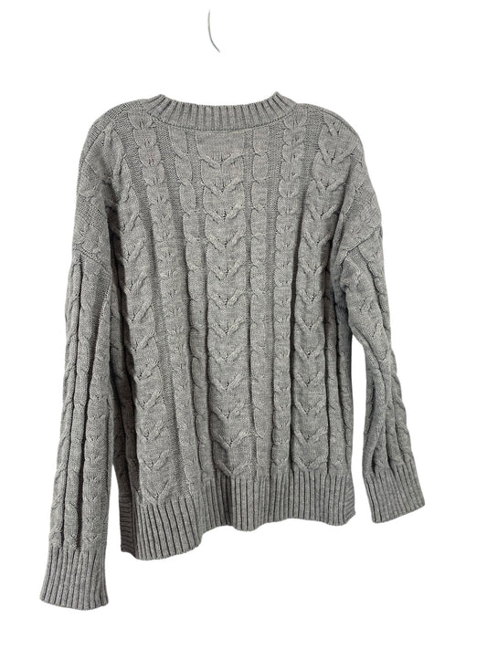 Sweater By Time And Tru In Grey, Size: L