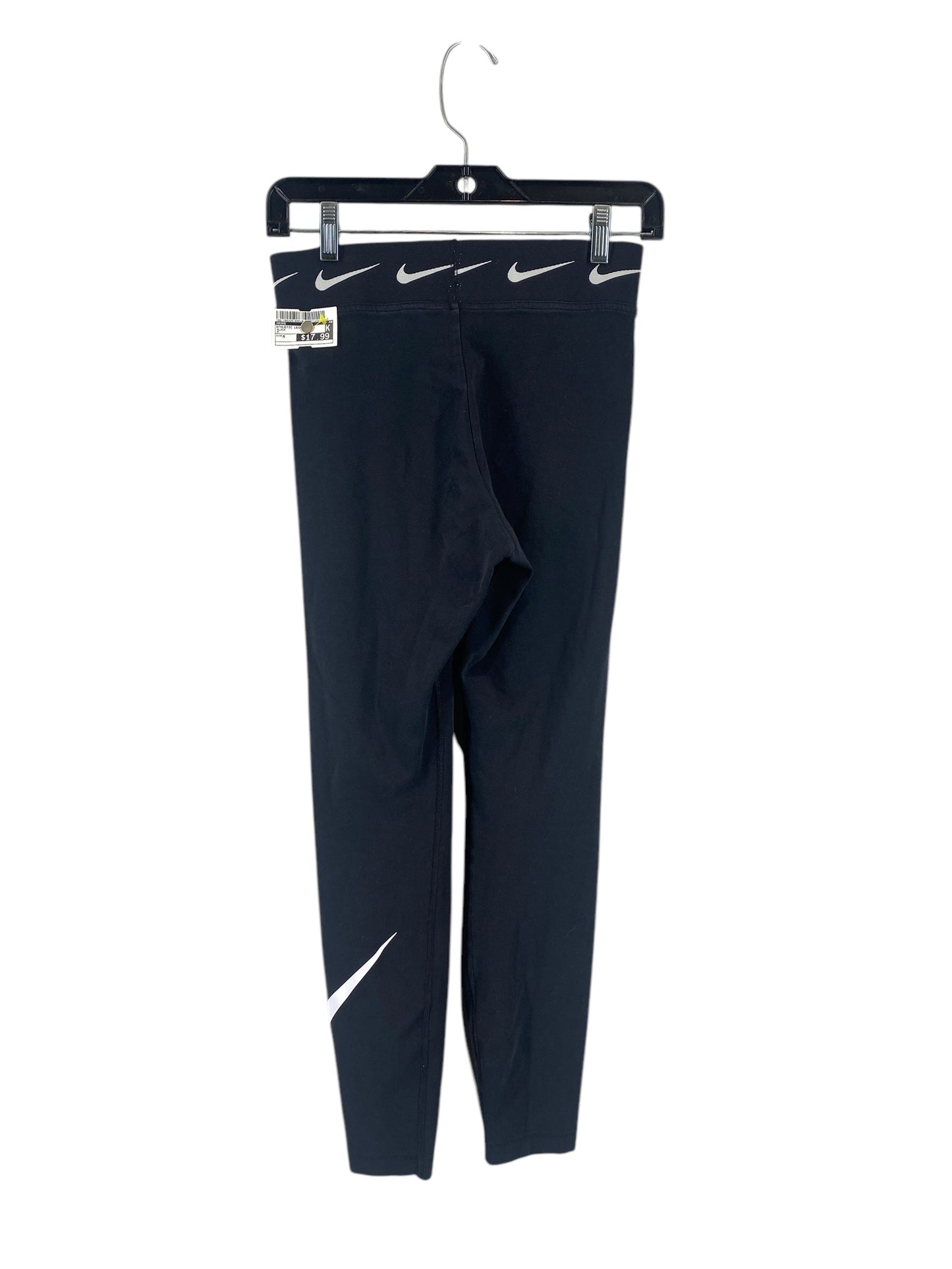 Athletic Leggings By Nike In Black, Size: M
