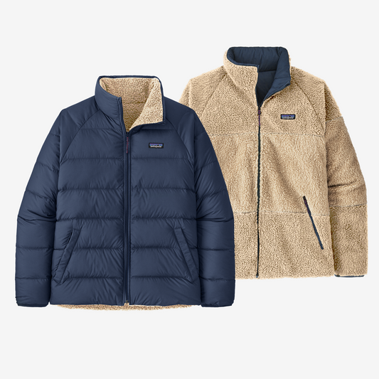 Men's Reversible Silent Down Fleece Jacket