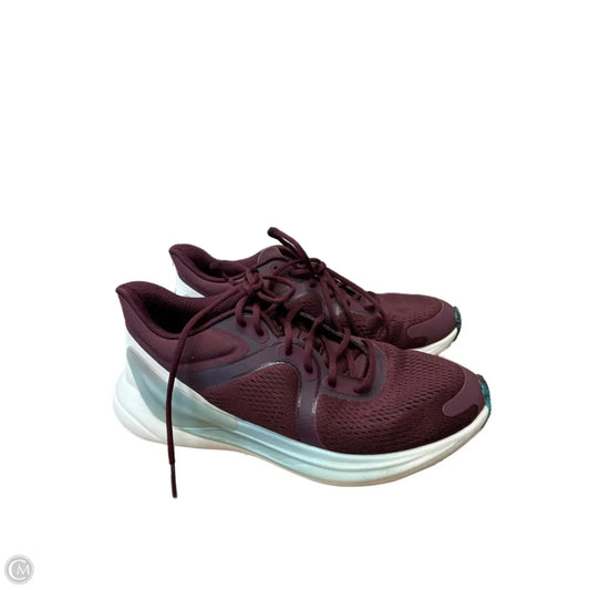 Shoes Athletic By Lululemon In Maroon, Size: 7.5