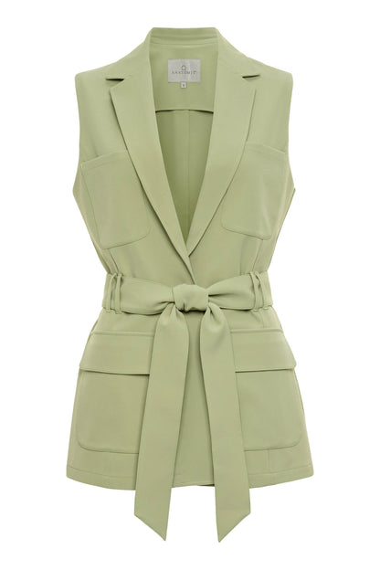 Alyssa Belted Utility Vest