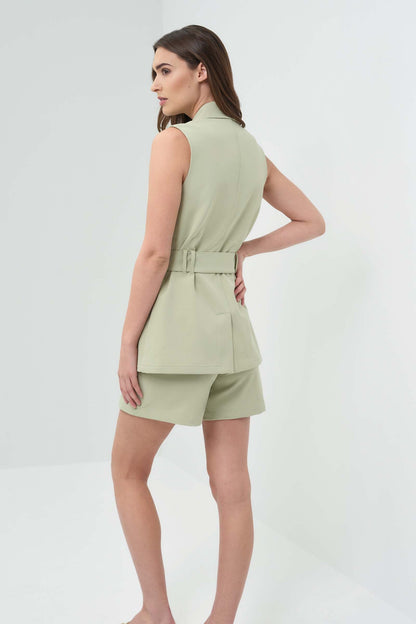 Alyssa Belted Utility Vest