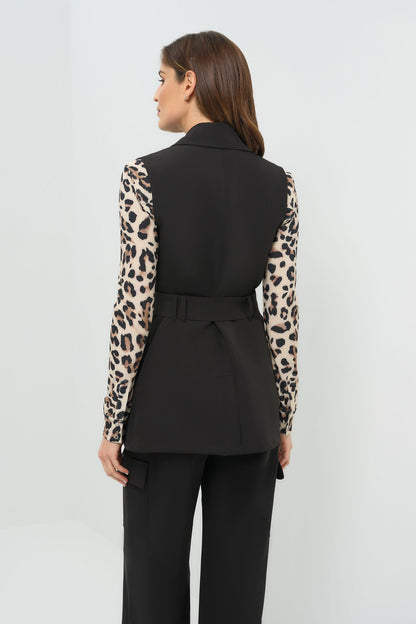 Alyssa Belted Utility Vest