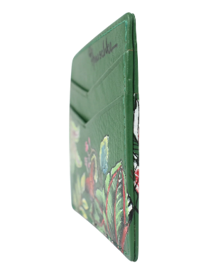 Green Butterfly Credit Card Case - 1032