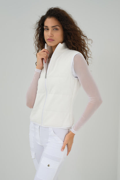 Terry Reversible Puffer Vest