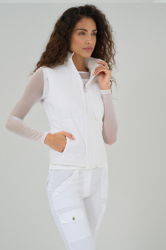 Terry Reversible Puffer Vest